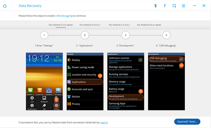 attiva-usb-debugging